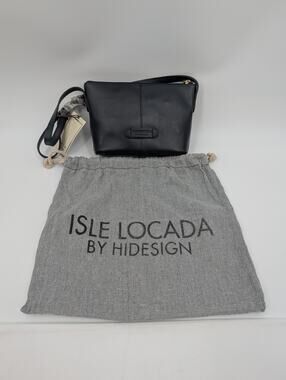NWT Isle Locada By HiDesign MAUI 02Mid Handbag Blue Leather Crossbody Preppy